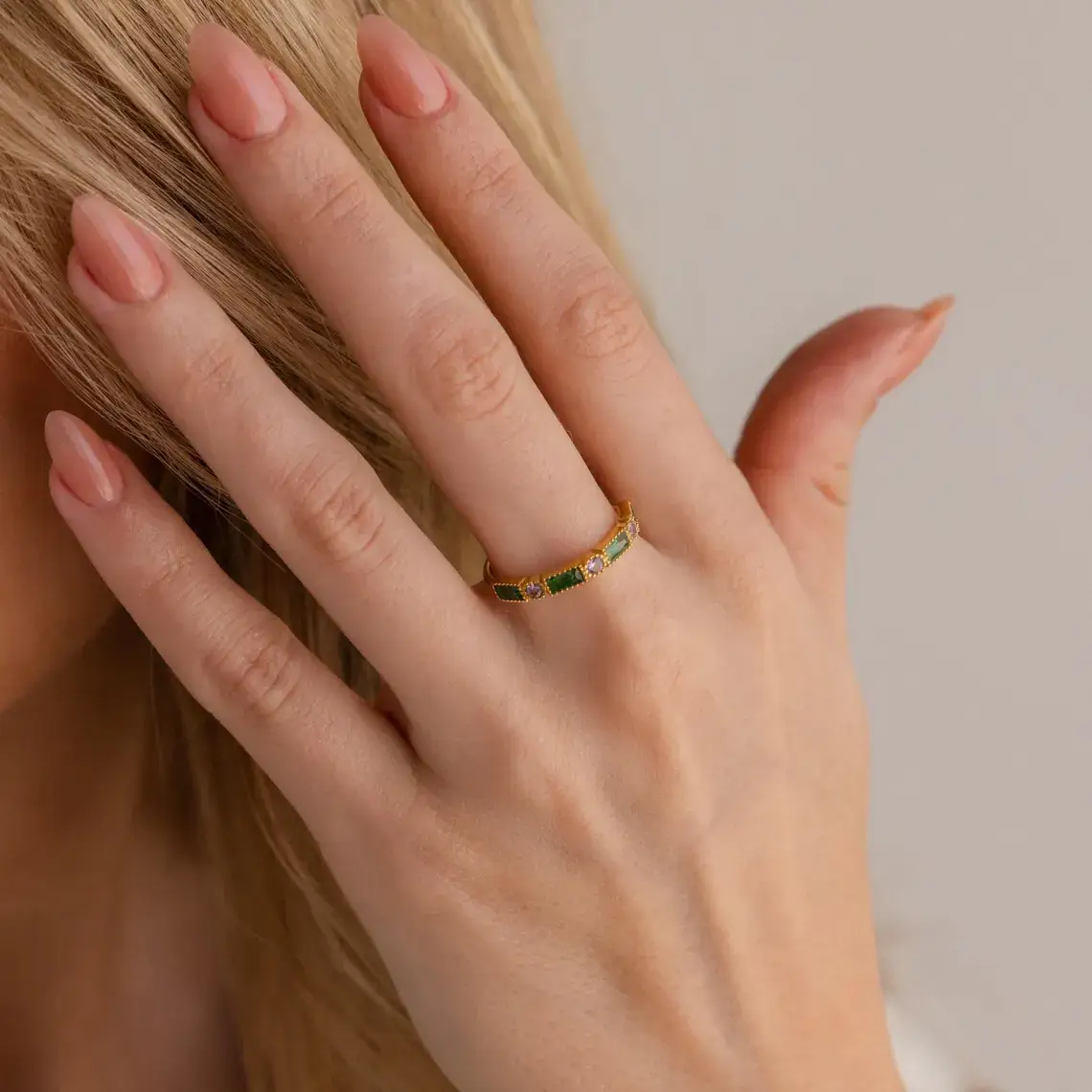 Realistische Ring-Stack Fotos
