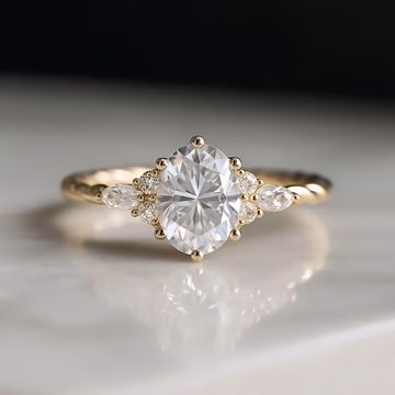 Classic band ring product photo on a plain background